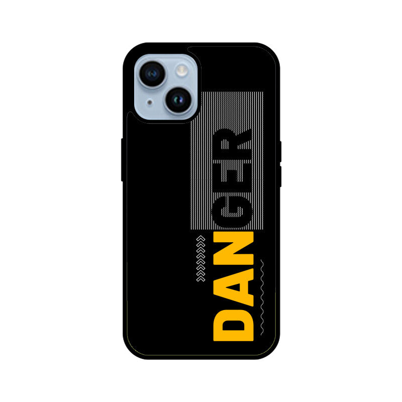 Apple iPhone Glass Phone Case - Danger