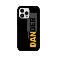 Apple iPhone Glass Phone Case - Danger