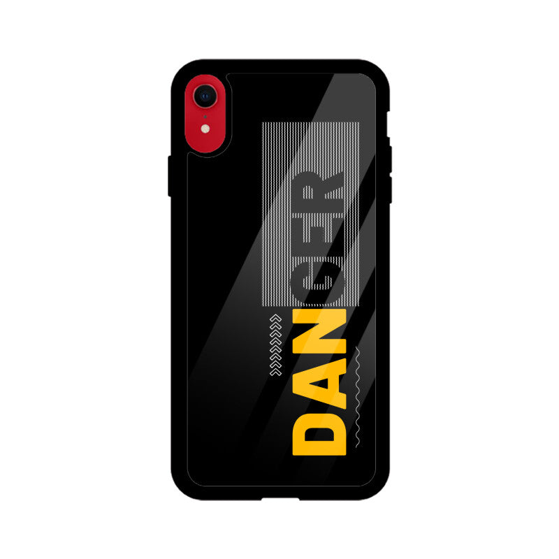 Apple iPhone Glass Phone Case - Danger