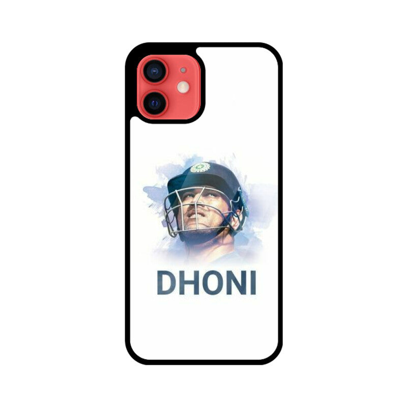 Apple iPhone Glass Phone Case - Dhoni