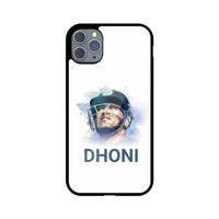 Apple iPhone Glass Phone Case - Dhoni