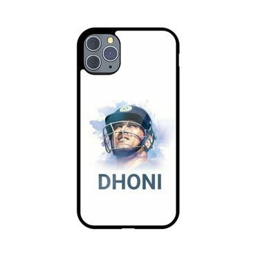 Apple iPhone Glass Phone Case - Dhoni