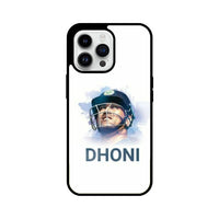 Apple iPhone Glass Phone Case - Dhoni