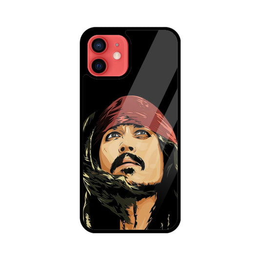 Apple iPhone Glass Phone Case - Jack Sparrow