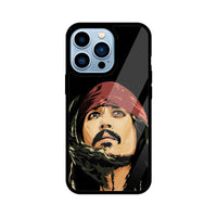 Apple iPhone Glass Phone Case - Jack Sparrow