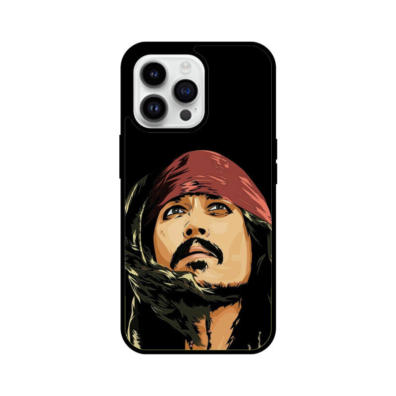 Apple iPhone Glass Phone Case - Jack Sparrow