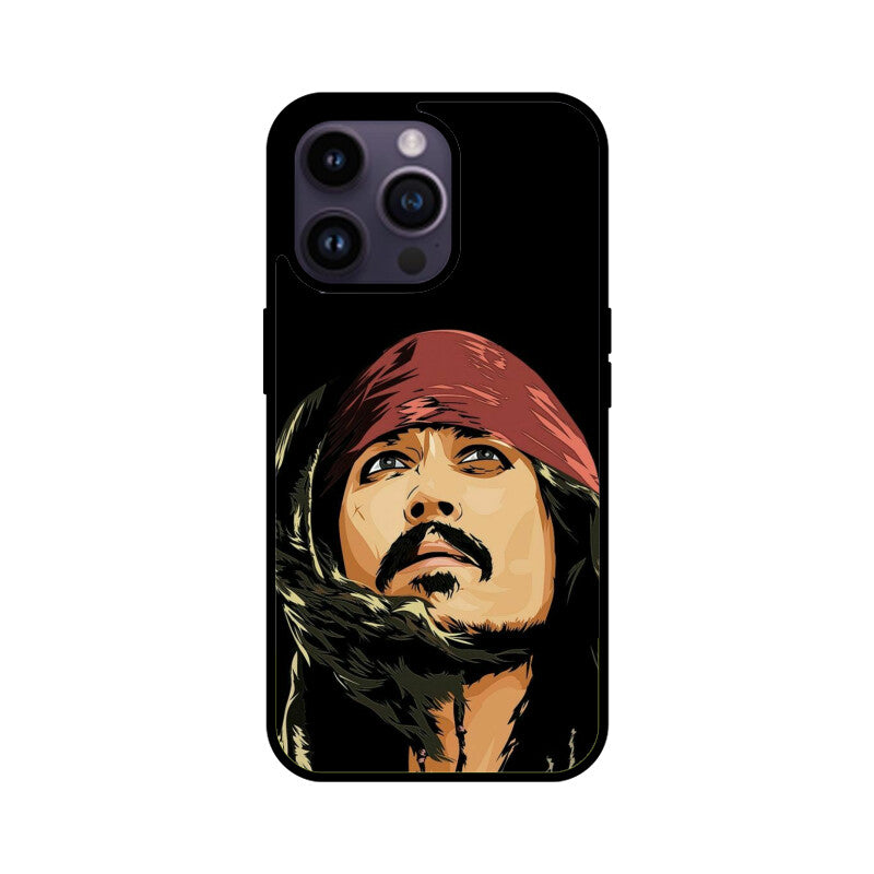 Apple iPhone Glass Phone Case - Jack Sparrow