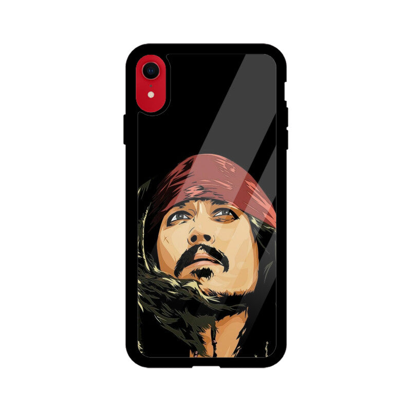 Apple iPhone Glass Phone Case - Jack Sparrow