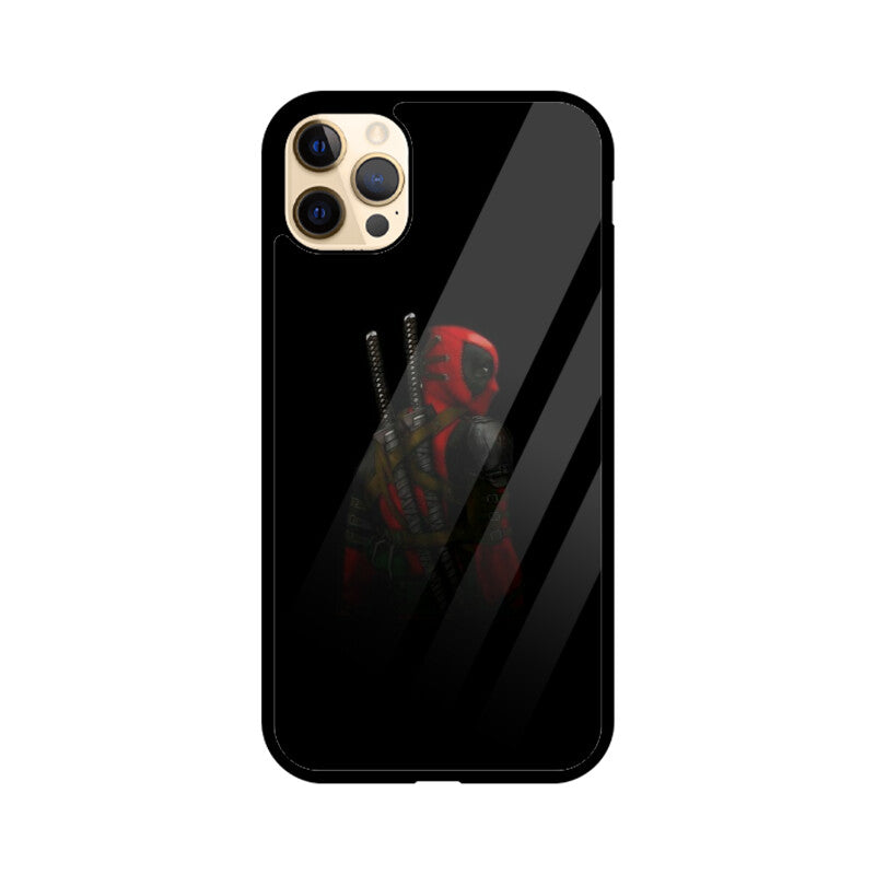Apple iPhone Glass Phone Case - Deadpool