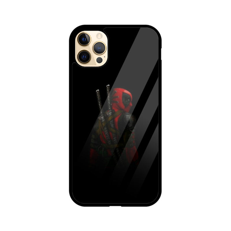 Apple iPhone Glass Phone Case - Deadpool