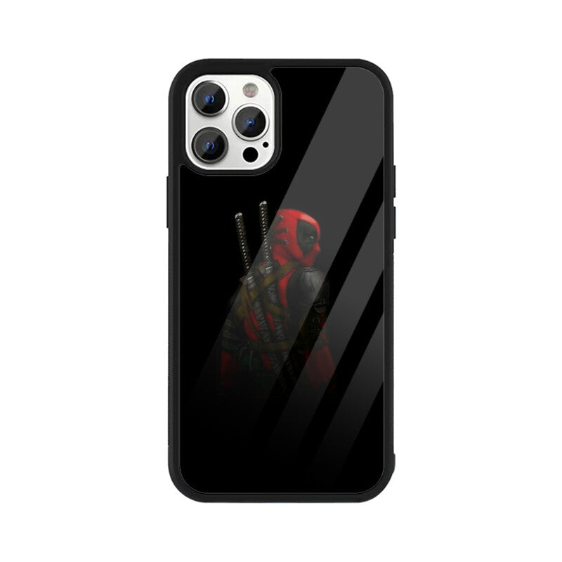 Apple iPhone Glass Phone Case - Deadpool