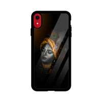 Apple iPhone Glass Phone Case - Krishna