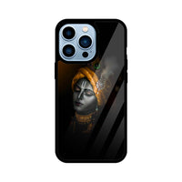 Apple iPhone Glass Phone Case - Krishna