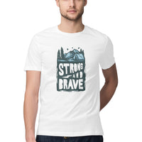 STRONG & BRAVE MEN'S T-SHIRT