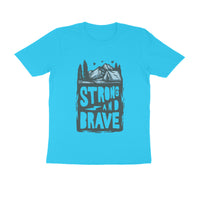 STRONG & BRAVE MEN'S T-SHIRT