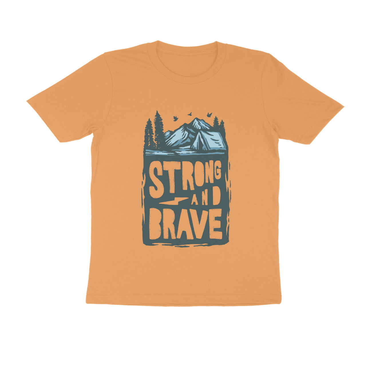 STRONG & BRAVE MEN'S T-SHIRT