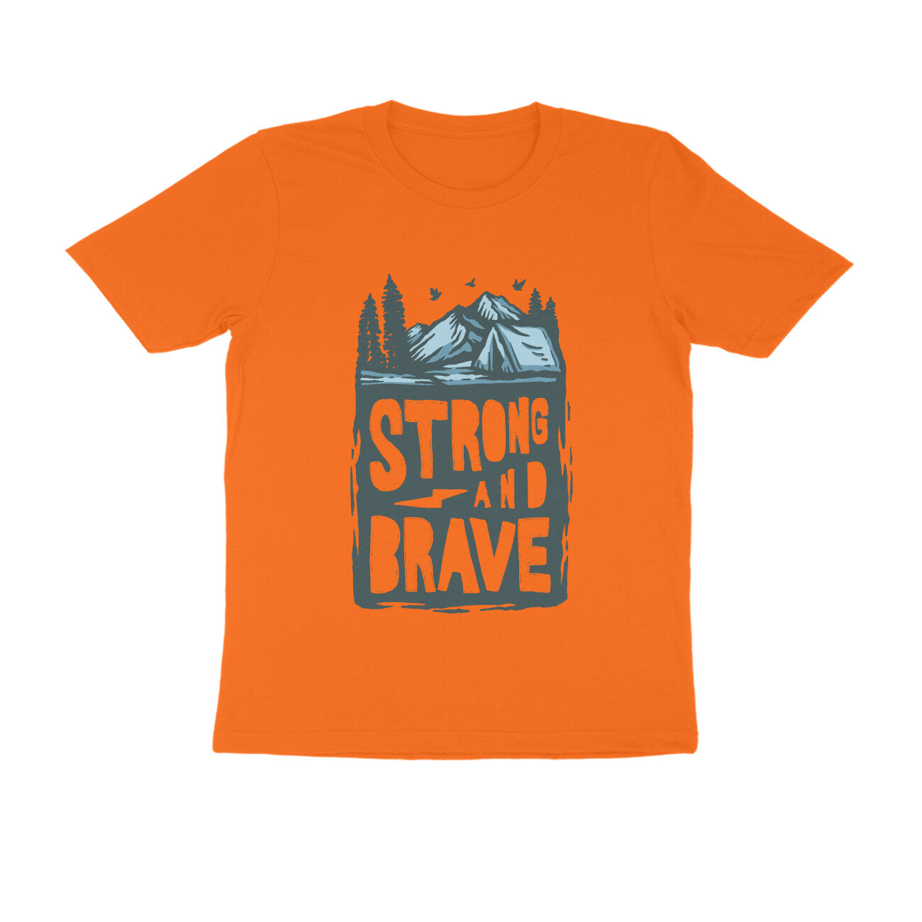 STRONG & BRAVE MEN'S T-SHIRT