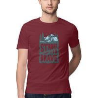 STRONG & BRAVE MEN'S T-SHIRT