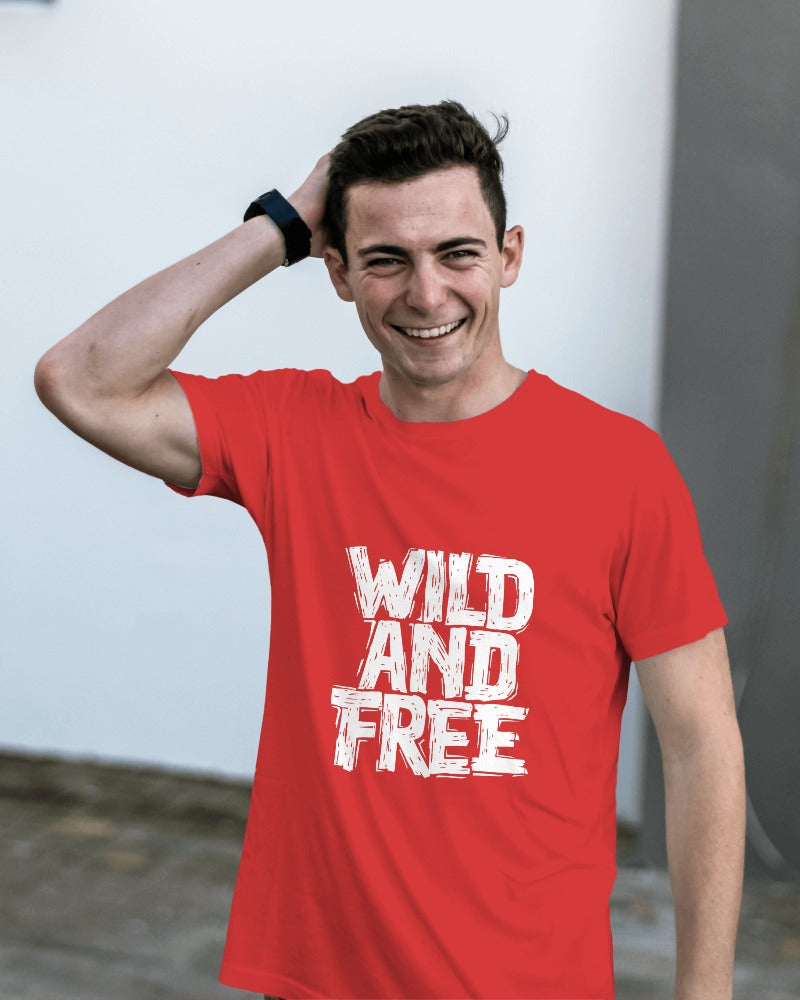 WILD AND FREE MEN'S T-SHIRT