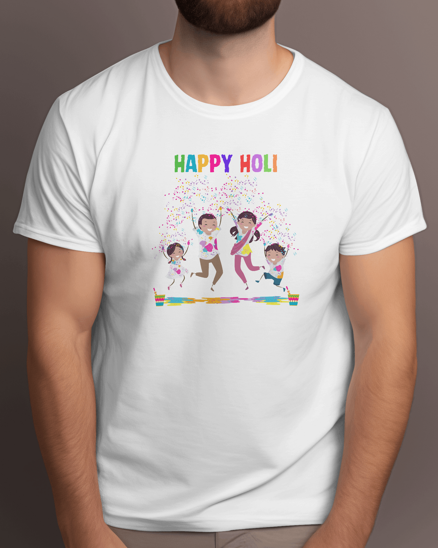 Happy Holi - Unisex T-Shirt - arkkart