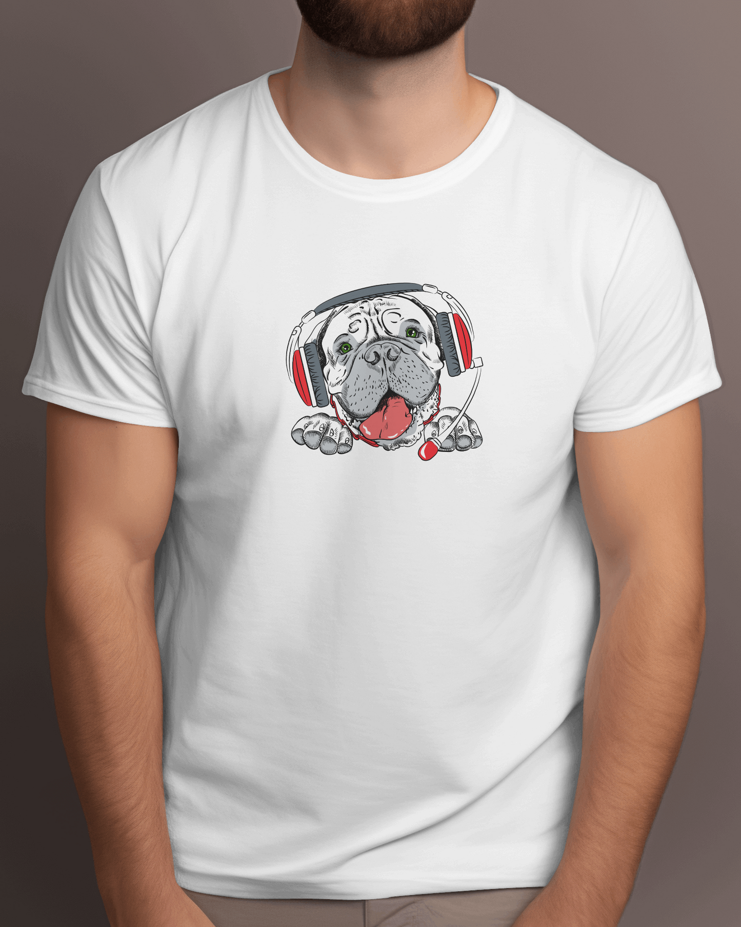 Dog with Headphone - arkkart