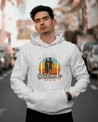 West Coast California Beach Hoodie - arkkart