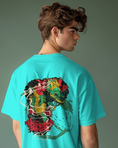 Men's  Back Printed T-shirt